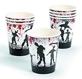 Fun Express Zombie Party Paper Cups (8 Count)