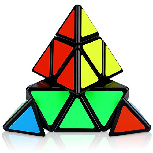 Speed Cube Set, Aitey Cube Bundle 2x2 3x3 Pyramid and Skewb Speed Cube Magic Smooth Cube Puzzle Toy for Kids [4 Pack] - Thumbnail 4