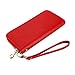 Small Crossbody Bag Cell Phone Purse for Women,Women Wallet Long Clutch Faux Leather Card Holder Fashion Hand Purse Lady Woman Handbag Bag-Red