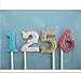 Anyana Alphabet Number 0-9 3d Silicone Mold with Lollipop Hole Fondant Cake Decorating tools cupcake topper Candy chocolate