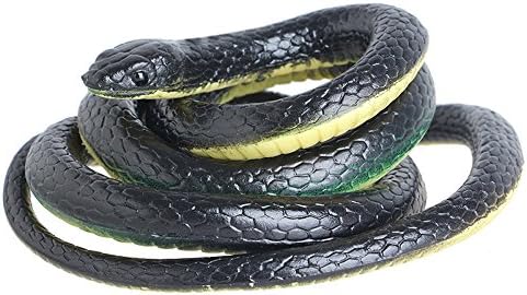 Oun Nana 52 Inch Rubber Snake Toy Northbear Realistic Rubber Snake Toy Party Prank Incredible Snake Toy Figurine