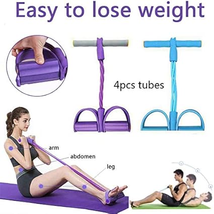 Cuerda de tensión Multifuncional Fitness Pedal Ejercitador Cuerda ...