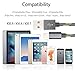 Abloom 3Pack 3,6,10ft Lightning Cable Nylon Braided Charging Cable Extra Long USB Cord for iphone 7,7 plus,6s,6s plus,6plus,6,5s 5c 5,iPad Mini, Air,iPad5,iPod 7on iOS9.(Grey+Green)