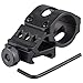 BESTSUN Green Light LED Coyote Varmint Predator Hunting Light Tactical Flashlight with Offset Mount Rifle Side Rail Mount, Pressure Switch, Spare 18650 Rechargeable Battery and Charger