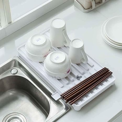 Vertily Durable Mini Dish Drainer Rack And Tray Perfect For Rv
