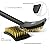 Yukon Glory BBQ Grill Brush, Long-Lasting Thick Brass Bristles And Sturdy Grip Handle, Cleans All Grills-Charcoal, Electric, Gas, Bonus replacement brush head included