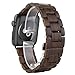 For iWatch Apple Watch Series 2/1 42mm Bracelet,Sunfei Natural Wood Wrist Watch Strap (Brown)