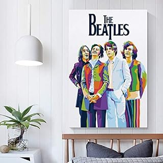 XYDQ Poster décoratif sur toile The Beatles Band – Décoration murale pour salon, chambre à coucher – 60 x 90 cm - Les Beatles, Paul McCartney, John Lennon, RIngo Starr, George Harrison XYDQ Poster décoratif sur toile The Beatles Band - Décoration murale pour salon, chambre à coucher - 60 x 90 cm – Image 5