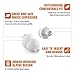 Alpine PartyPlug Concert Ear Plugs - Noise Reduction Ear Plugs for Party, Concert, Festival and Music - 19dB - 1 Pair Reusable Soft White Earplugs