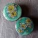 Pair - Mystic Jade Glass Essential Oil Ear Plugs Organic Handmade Ceramic double-flared body jewelry