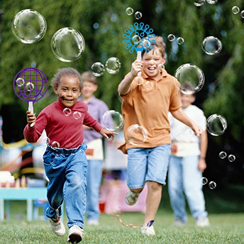 23 Pack Bubble Wands Set, Jumbo Colorful Bubble Wand Toy Set Bubble Making Wand with Dipping Dish for Kids and Adults Summer Outdoor Activity Party - Thumbnail 6