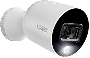 Lorex 1080p WiFi Weatherproof Indoor/Outdoor Camera, Home Surveillance & Ultra HD Smart Deterrence Security Camera w/ Long Range Night Vision - 16G Storage