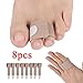 8Pieces Broken Toe Wraps Cushioned Bandages Hammer Toe Separator Splints,Also Used as Finger Brace Splint Support for Broken Injured Finger