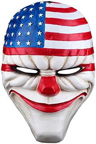 Payday 2 Resin Mask for Halloween Party Gift Decoration Cosplay Costume Props