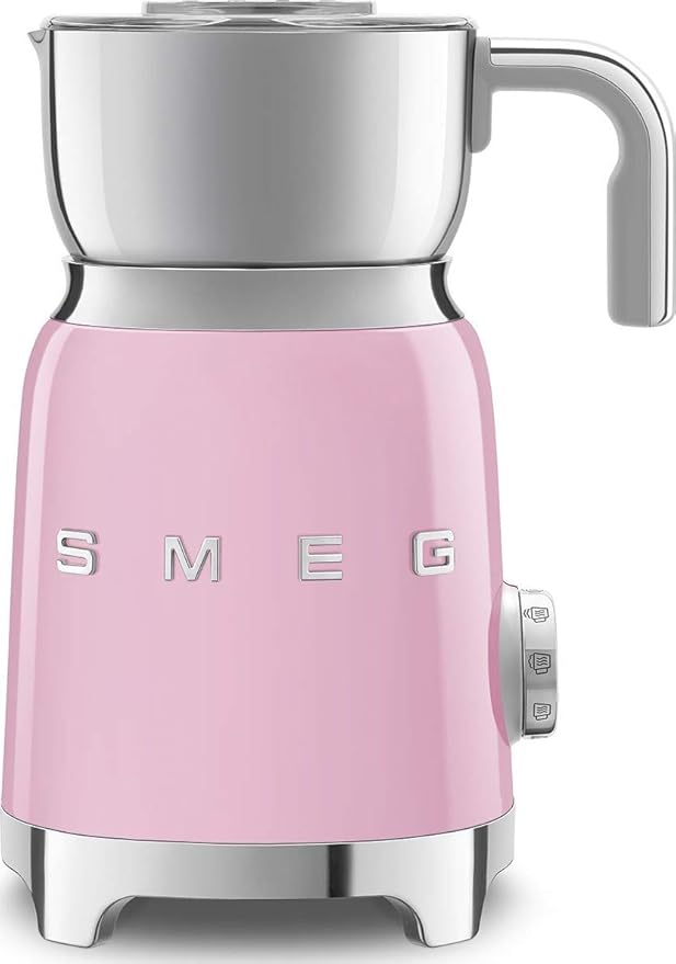 Smeg MFF01PKEU milk frother Automatic milk frother Pink Amazon.co.uk