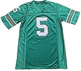 Ray Finkle 5 Ace Ventura Pet Detective Jim Carrey Movie Football Jersey Green