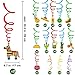 Supla 30 pcs Fiesta Hanging Swirl Decorations Mexican Fiesta Cinco De Mayo Party Swirls Hanging Swirl Streamers Foil Hanging Ceiling Décor for Ceiling Spiral Decorations Party Backdrops
