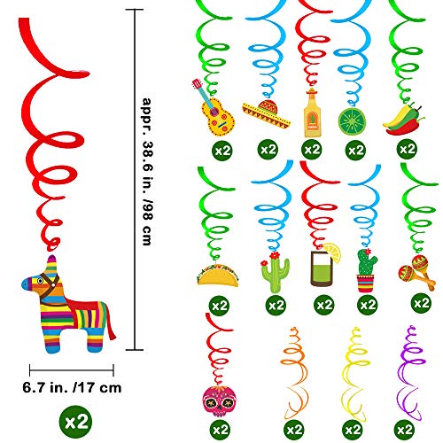 1 Decorations+Streamers+Assorted+Sombrero+Backdrops