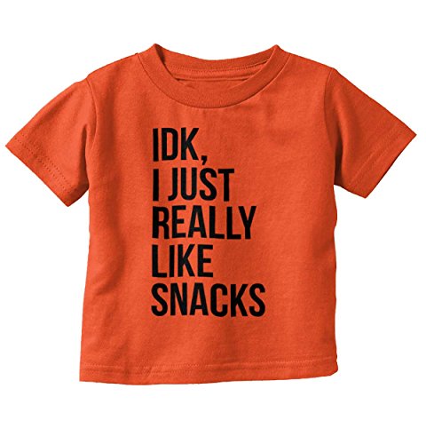 Like Snacks Funny Ironic Quote Cute New Parent Gifts Baby Toddler Infant T
