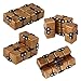 AngelarSea Mini Infinity Cube , Decompression Toy，Cool Mini Light Gadget Best for Reduce Anxiety Puzzle and Kill Time for Kids Teens Adults（2 Pack）.