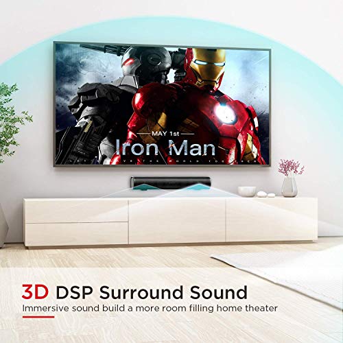 4 Soundbar+Surround+Bluetooth+Equalizer+Mountable