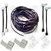 Rxment LED strips connectors full kits, Strip to Strip Jumper, L-shape corner connector RGB Extension Cable, Gapless Connector, Strip to control box