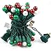 BOHON Christmas Lights Outdoor 24FT 70 LED G15 Red White and Green Globe String Lights Plug in with Pastel Bulb Green Wire for Indoor Patio Xmas Tree Garland Wreath Decor, Waterproof UL Certified