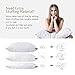 meeracula Pillows for Sleeping, Premium Adjustable Loft - Shredded Certipur Memory Foam Pillow for Neck Pain Relief, Bamboo Cover with Cooling Effect, for Side Back Stomach Sleeper, Queen Size …
