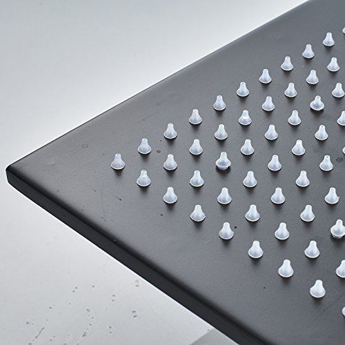 Senlesen Bathroom 10-inch Square Shower Head with LED Light Oil Rubbed Bronze