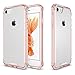 pajuva iPhone 7 Case Clear, iPhone 8 Case, PC+TPU Transparent Case Thin for iPhone 7/8 Crystal Clear Case with Bumper (Pink)