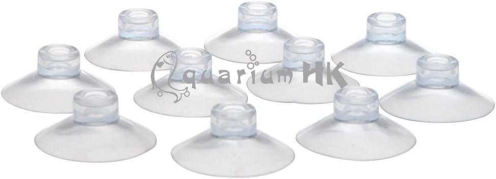 10pcs Aquarium Suction Cup Sucker Holder 36mm Diameter 6mm Hole for Glass Diffuser