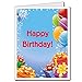 VictoryStore Jumbo Greeting Cards: Giant Birthday Card (Presents and balloons), 2' x 3' card with envelope