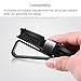 HaloVa Car Glasses Holder, Car Visor Sunglasses Ticket Clip Holder, Double Sunglasses Mount Eyeglasses Clip Cash Money Card Holder for Auto Sun Visor/Air Vent, Black