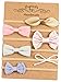 Papiarts Baby Girl Headbands and Bows, Nylon Headbands, Hair Accessories for Newborn Toddler Girls