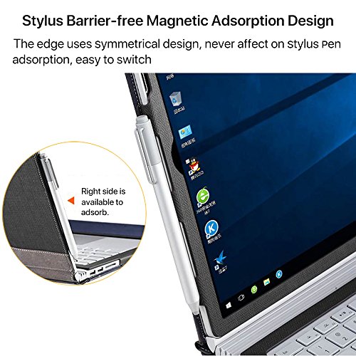 image for Surface Book 2 (13.5 inch) Sleeve Case, Ronuo Synthetic Leather Detach