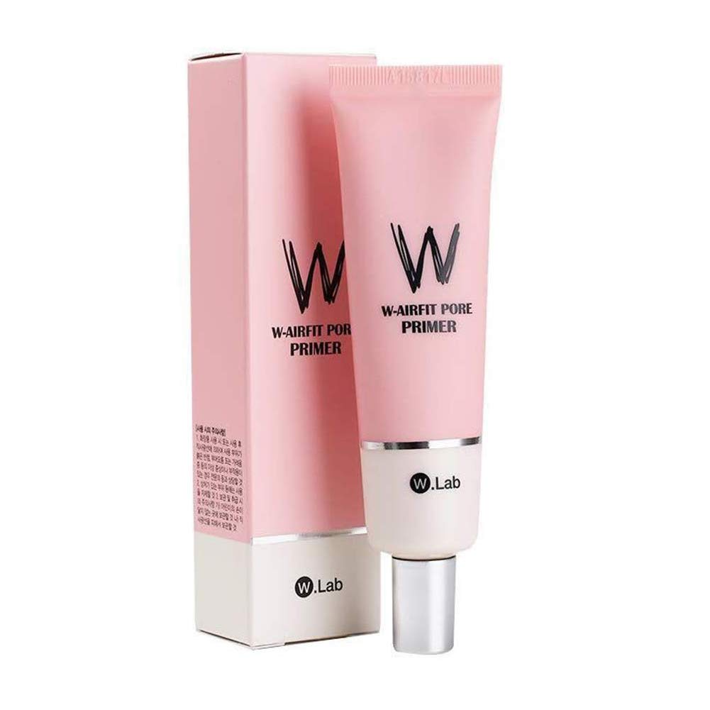GL-Turelifes W-Airfit Pore Primer Face Makeup Base Pink Isolation Cream Invisible Pore,Cover Acne Marks,Smooth Skin,Oil Control Moisturizing Essence Concealer Foundation