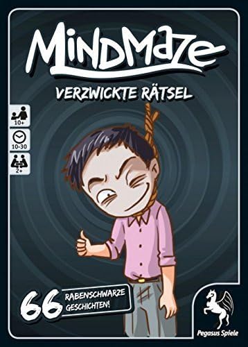 Pegasus Spiele 18253G - MindMaze - Verzwickte Rätsel: Rabenschwarze Geschichten