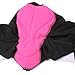 NOOYME Womens Bike Shorts with 3D Gel Padded Bicycle Riding Cycling Short for Women (Medium, Bright Rose)thumb 3