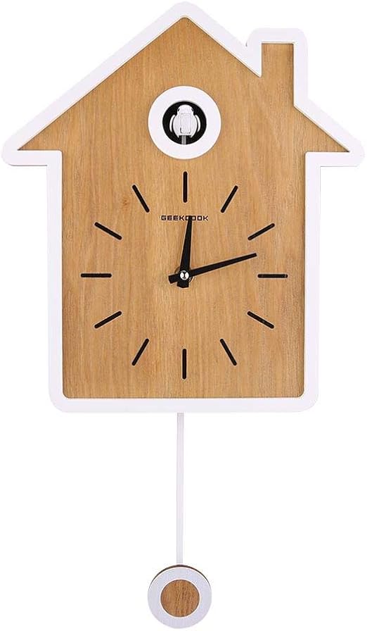 Zouminyy Reloj De Pared Diseno De Estilo Nordico Reloj De Cuco