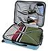 Traveler's Choice Freedom Lightweight Hardshell Rolling Luggage, Arctic Blue, 3-Piece Set