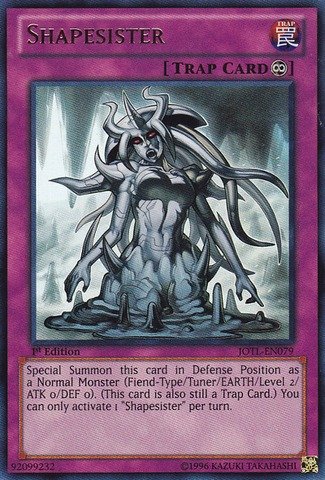 Yu-Gi-Oh! - Shapesister (JOTL-EN079) - Judgment of the Light - 1st Edition - Ultra Rare