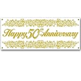 50th Anniversary Sign Banner