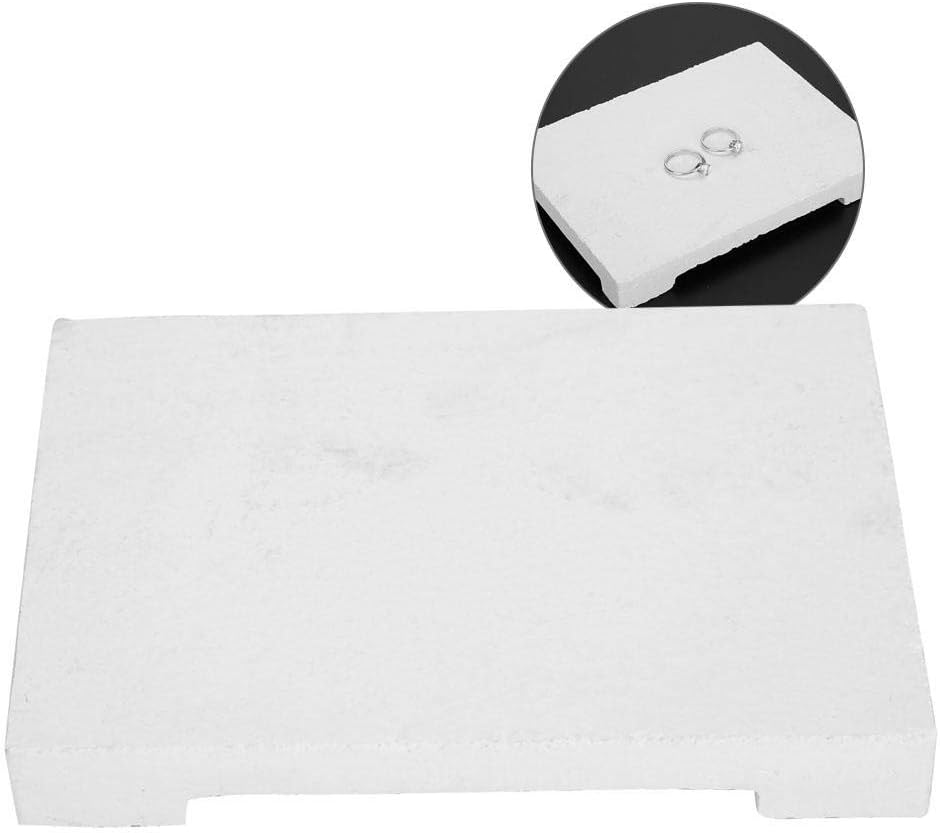 Jewellers Heat Proof Soldering Mat, Quartz Board Heat Resistant Jewelry Making Soldering Welding Block Repair Work Surface Board Sheet Block Making Tool