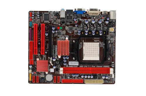 Biostar A880GU3 Socket AM3 AMD 880G DDR3 Hybrid CrossFireX USB3.0 A&V&GbE MATX Motherboard