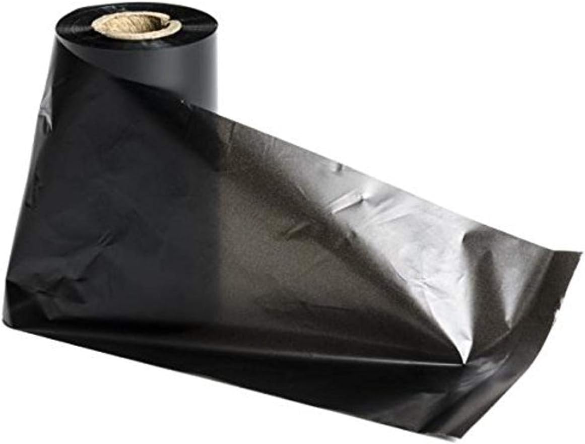 HellermannTyton TT822OUT Thermal Transfer Ribbon, 822 Resin, 4.33" X 984', 1" Core, Black