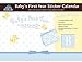 Baby's First Boy Sticker calendar by