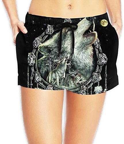 Howling Wolf Woman's Girl Beach Pants