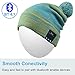 Qshell Bluetooth Beanie Hat Washable Music Cap with Wireless Stereo Headphone Earphone Speakers Mic Hands Free for Outdoor Sports Skiing Skating Camping,Christmas Gifts- Green