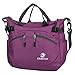 Vbiger Messenger Bag Handbags For Women Water Resistant Nylon Fabric Shoulder Bag (Purple)