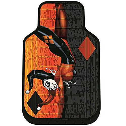 Harley Quinn DC Comics Auto Car Truck SUV Vehicle Front Seat Plasticlear Vinyl Floor Mats - Pair